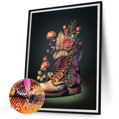 Boots - Full Round Drill Diamond Painting 30*40CM