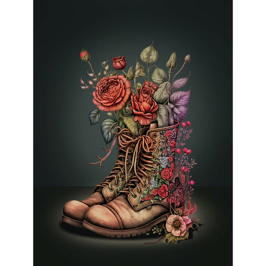 Boots - Full Round Drill Diamond Painting 30*40CM