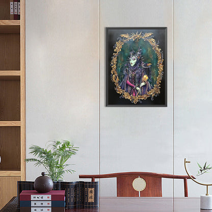 Maleficent Evil Stepmom - Full Round Drill Diamond Painting 30*40CM