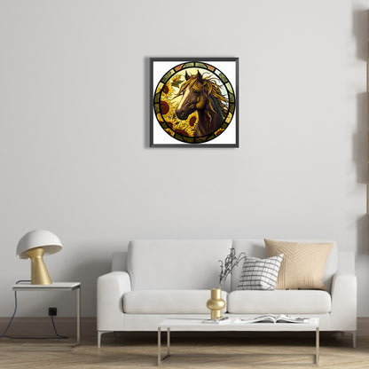 Art Window Painting - Full Round Drill Diamond Painting 30*30CM