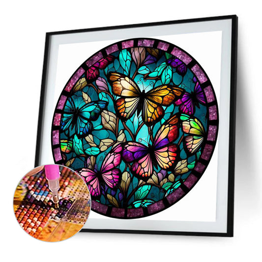 Art Window Painting - Full Round Drill Diamond Painting 30*30CM
