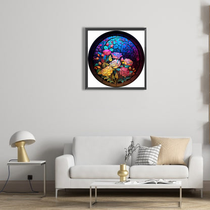 Art Window Painting - Full Round Drill Diamond Painting 30*30CM