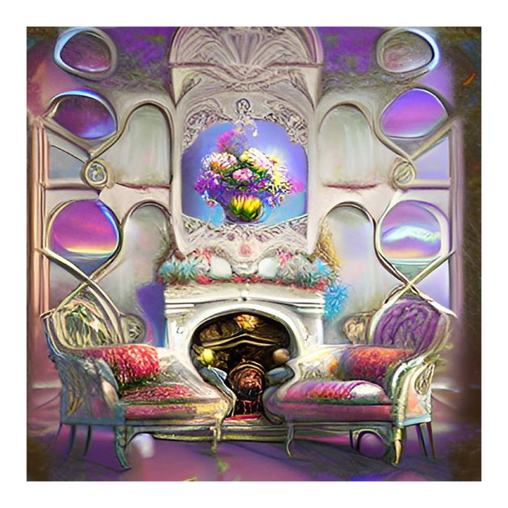 Painted World - Full Round Drill Diamond Painting 40*40CM