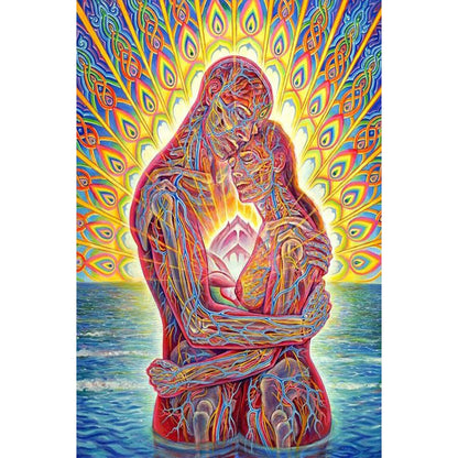 Twin Flame - Love - Full Round Drill Diamond Painting 40*60CM