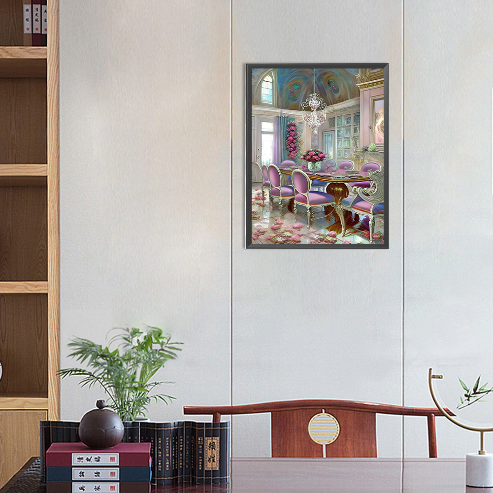 European And American Classical Furniture - Full Round Drill Diamond Painting 30*40CM