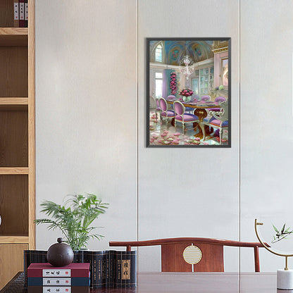 European And American Classical Furniture - Full Round Drill Diamond Painting 30*40CM