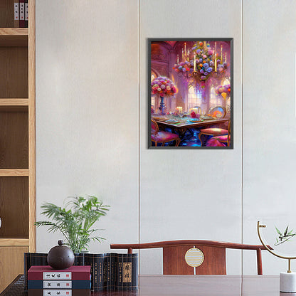 European And American Classical Furniture - Full Round Drill Diamond Painting 30*40CM