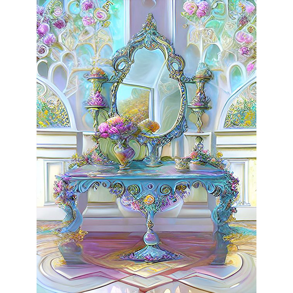 European And American Classical Furniture - Full Round Drill Diamond Painting 30*40CM