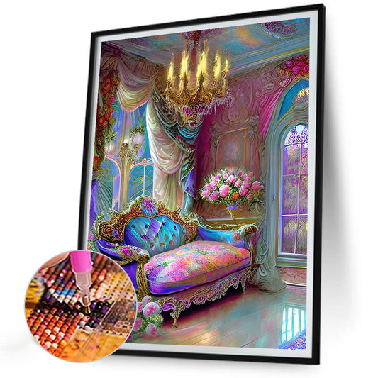 European And American Classical Furniture - Full Round Drill Diamond Painting 30*40CM
