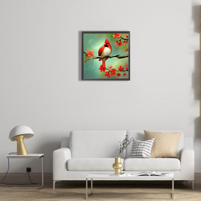 Cardinal - Full Round Drill Diamond Painting 30*30CM