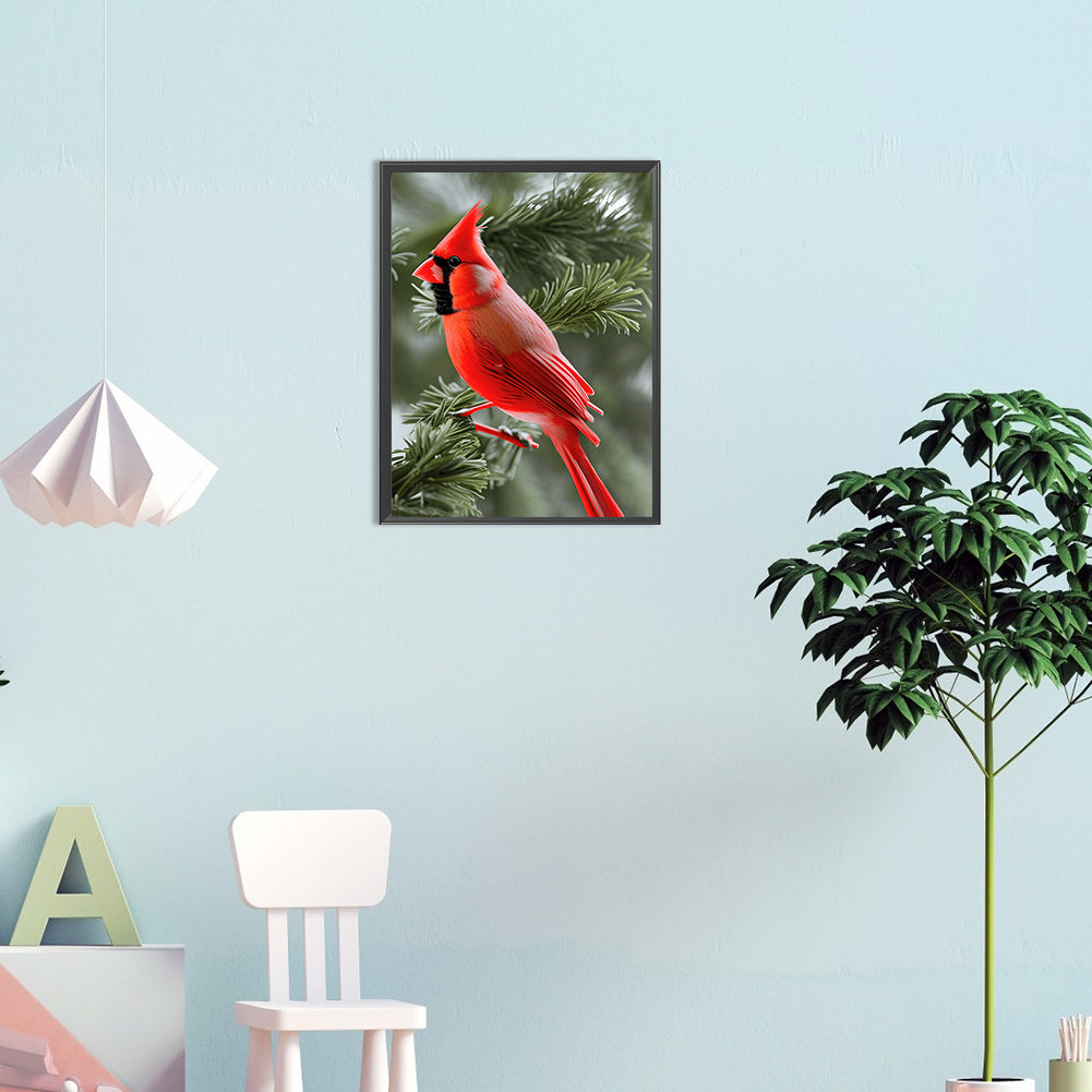 Cardinal - Full Round Drill Diamond Painting 30*40CM
