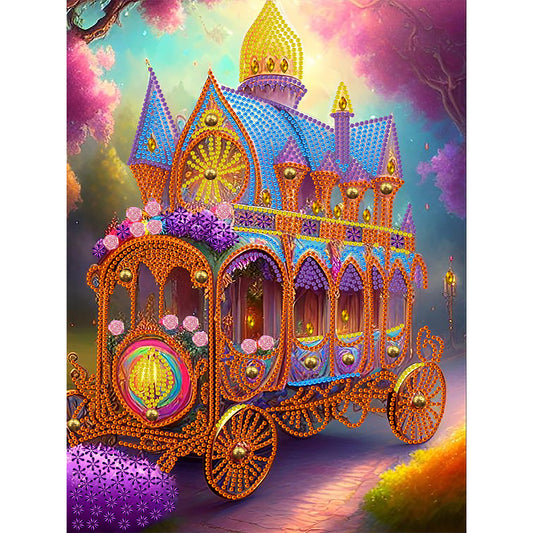 Classic Car - Special Shaped Drill Diamond Painting 30*40CM