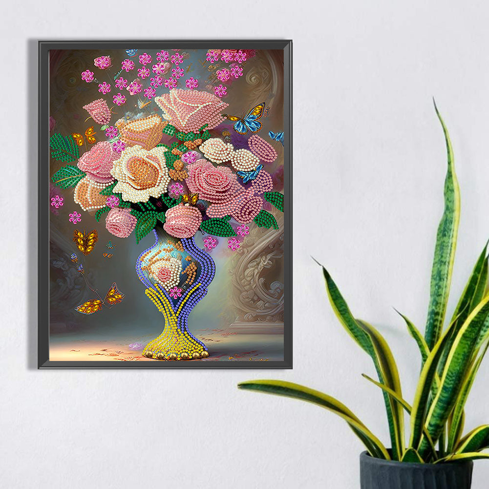Bouquet - Special Shaped Drill Diamond Painting 30*40CM