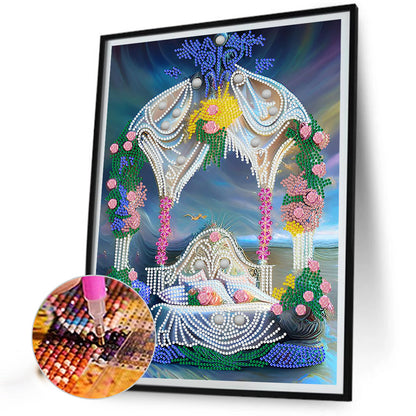 Kiosk - Special Shaped Drill Diamond Painting 30*40CM