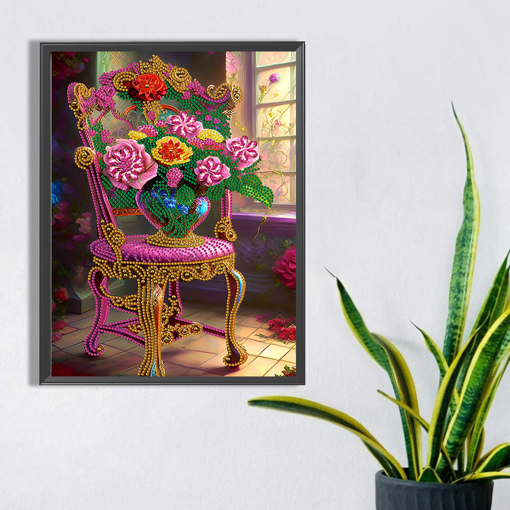 Bouquet - Special Shaped Drill Diamond Painting 30*40CM