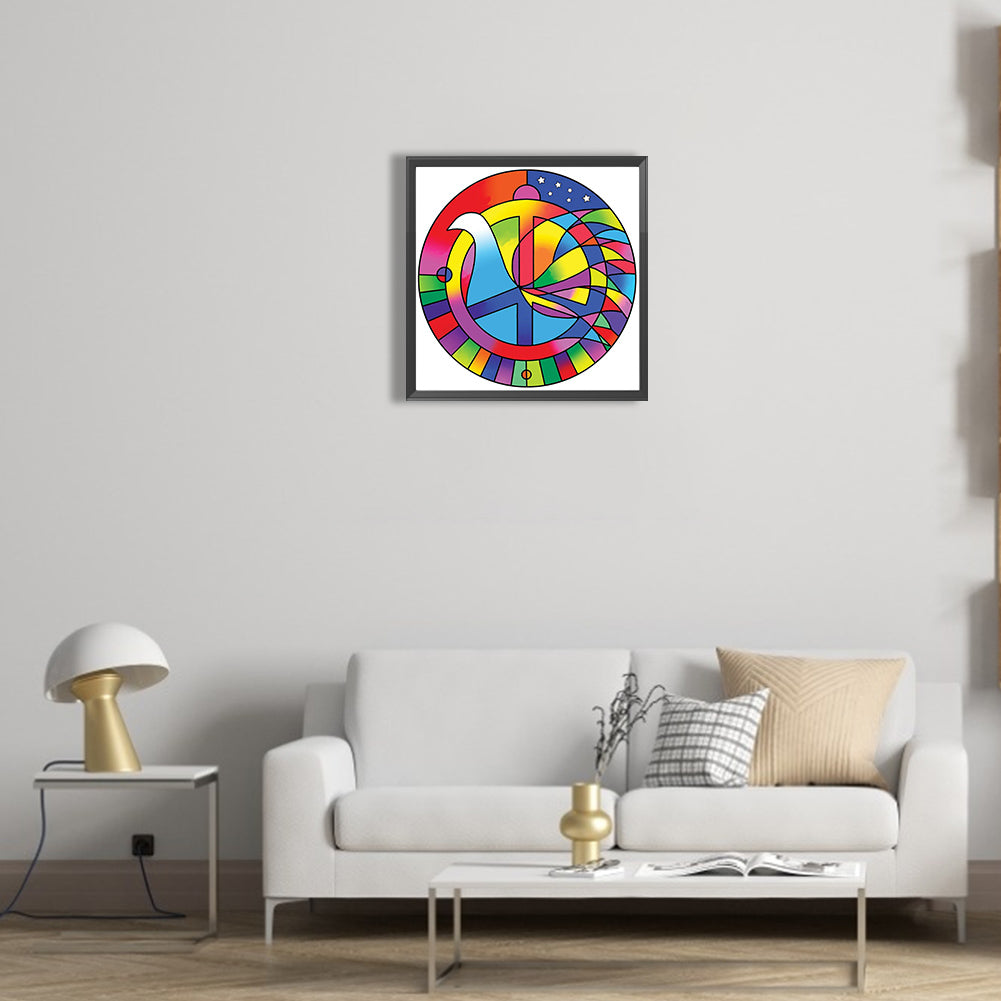 Peace - Full Round Drill Diamond Painting 30*30CM
