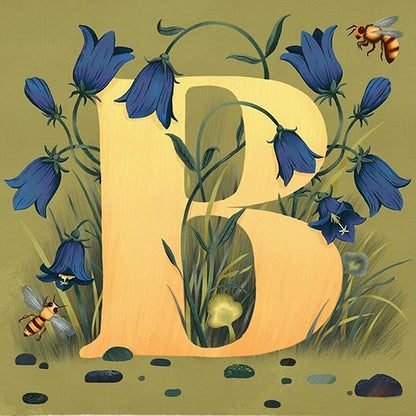 Daisy Alphabet - Full Square Drill Diamond Painting 30*30CM