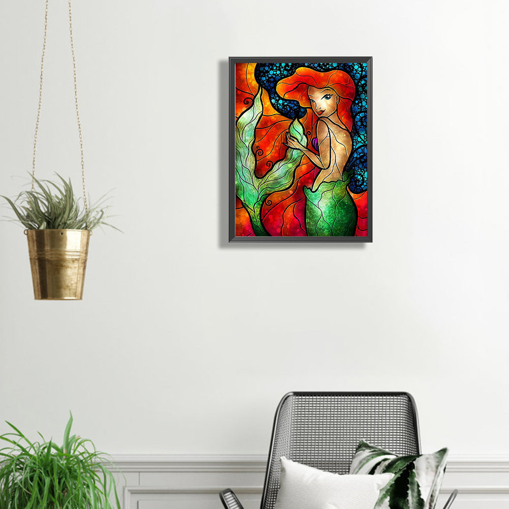 Mermaid - Full Square Drill Diamond Painting 30*40CM
