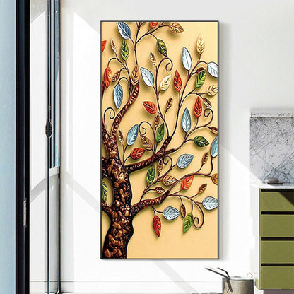 Rich Tree - Full Round Drill Diamond Painting 45*85CM