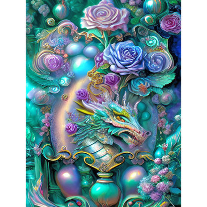 Dragon - Full Round Drill Diamond Painting 30*40CM