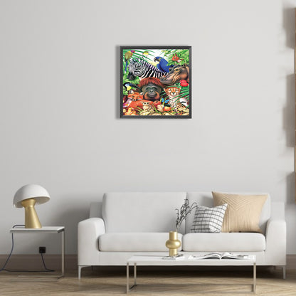 Fauna - Full Round Drill Diamond Painting 30*30CM