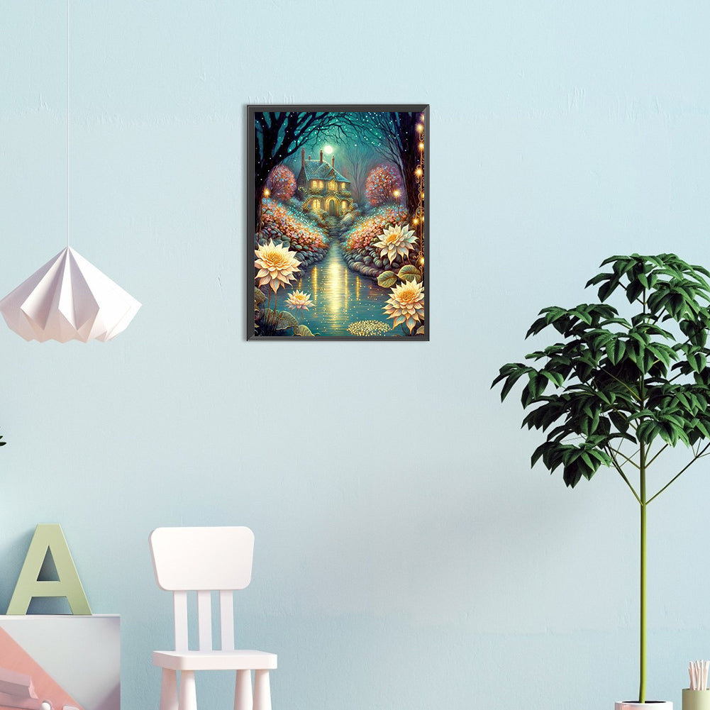 Cabin - Full Round Drill Diamond Painting 30*40CM