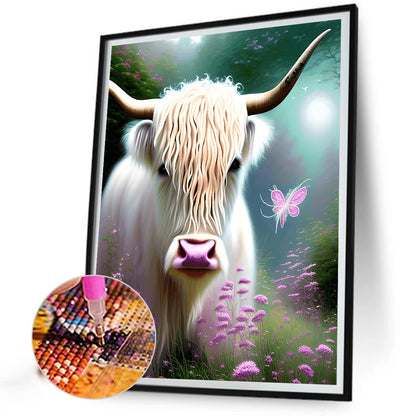Highland Yak - Full Round Drill Diamond Painting 30*40CM