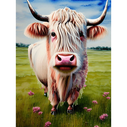 Highland Yak - Full Round Drill Diamond Painting 30*40CM
