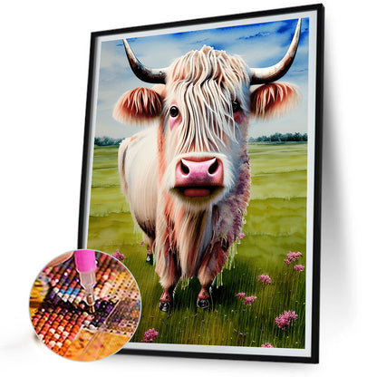 Highland Yak - Full Round Drill Diamond Painting 30*40CM