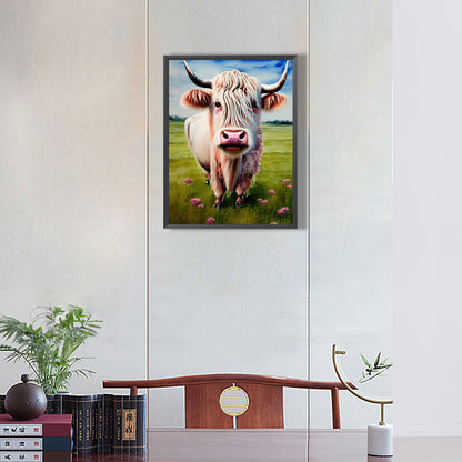 Highland Yak - Full Round Drill Diamond Painting 30*40CM