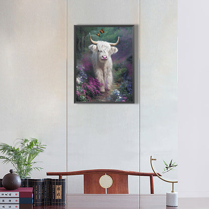 Highland Yak - Full Round Drill Diamond Painting 30*40CM