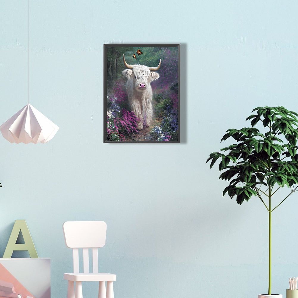 Highland Yak - Full Round Drill Diamond Painting 30*40CM