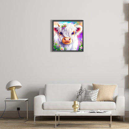 Highland Yak - Full Round Drill Diamond Painting 30*30CM