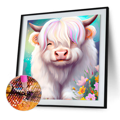 Highland Yak - Full Round Drill Diamond Painting 30*30CM