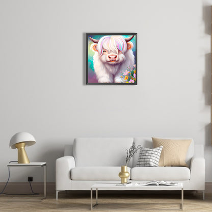 Highland Yak - Full Round Drill Diamond Painting 30*30CM