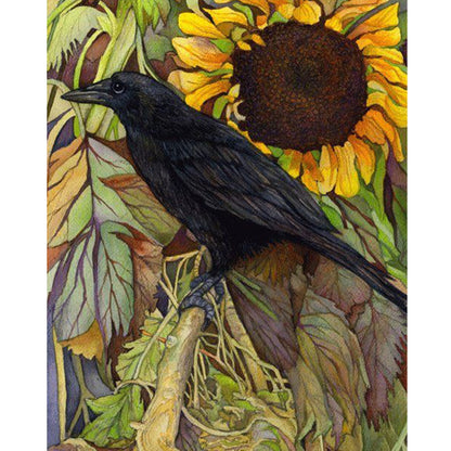 Crow - Full Square Drill Diamond Painting 40*50CM