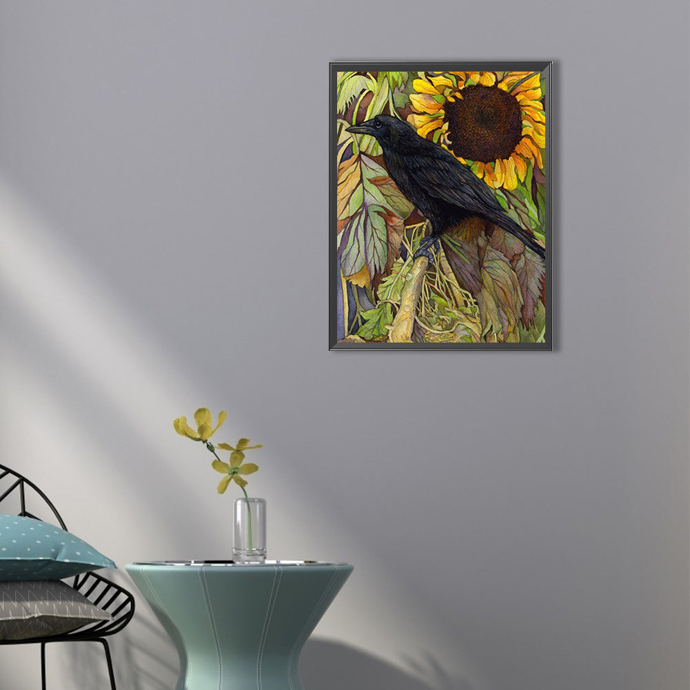 Crow - Full Square Drill Diamond Painting 40*50CM
