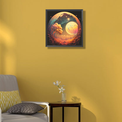Galaxy Night - Full Round Drill Diamond Painting 30*30CM