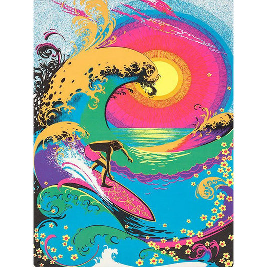 Surf - Full Round Drill Diamond Painting 30*40CM