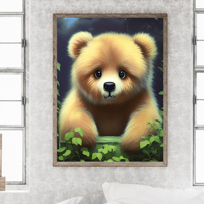 Raspberry Bear - Full Round Drill Diamond Painting 30*40CM