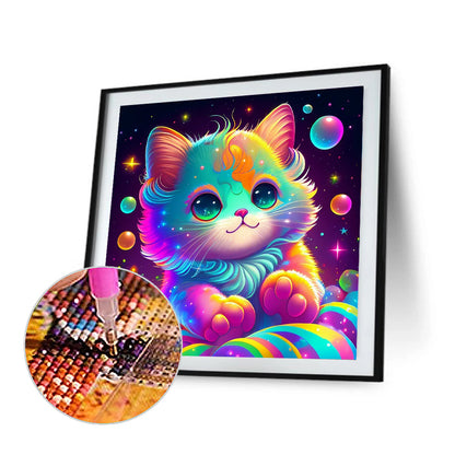 Color Kitten - Full Round Drill Diamond Painting 30*30CM