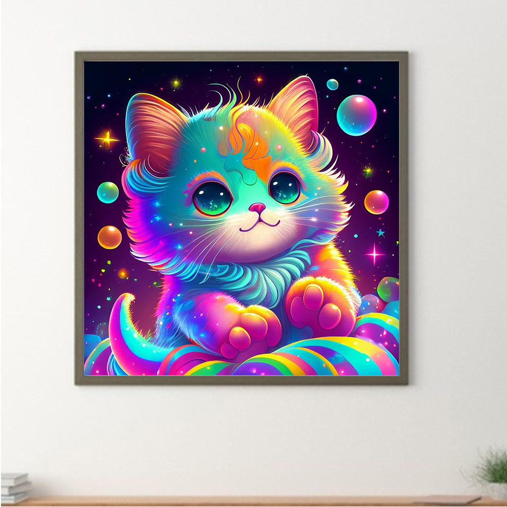 Color Kitten - Full Round Drill Diamond Painting 30*30CM