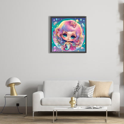 Elf Mermaid - Full Round Drill Diamond Painting 30*30CM