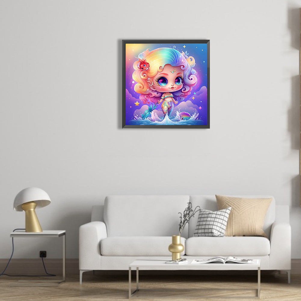 Elf Mermaid - Full Round Drill Diamond Painting 30*30CM
