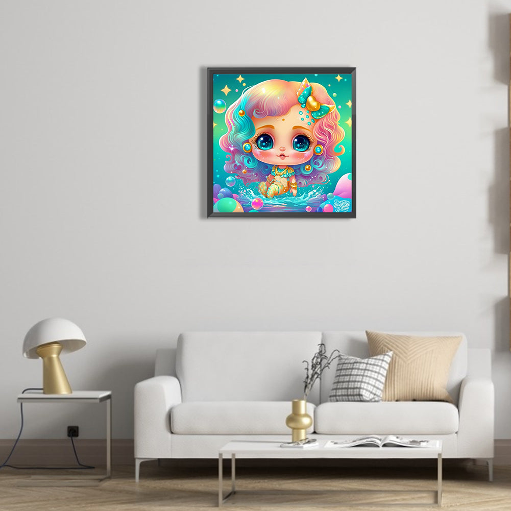 Elf Mermaid - Full Round Drill Diamond Painting 30*30CM