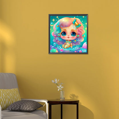 Elf Mermaid - Full Round Drill Diamond Painting 30*30CM