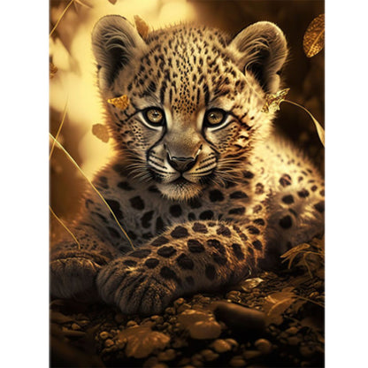 Cheetah - Full Square Drill Diamond Painting 30*40CM
