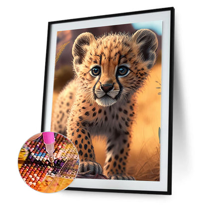 Cheetah - Full Square Drill Diamond Painting 30*40CM