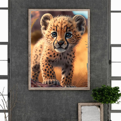 Cheetah - Full Square Drill Diamond Painting 30*40CM