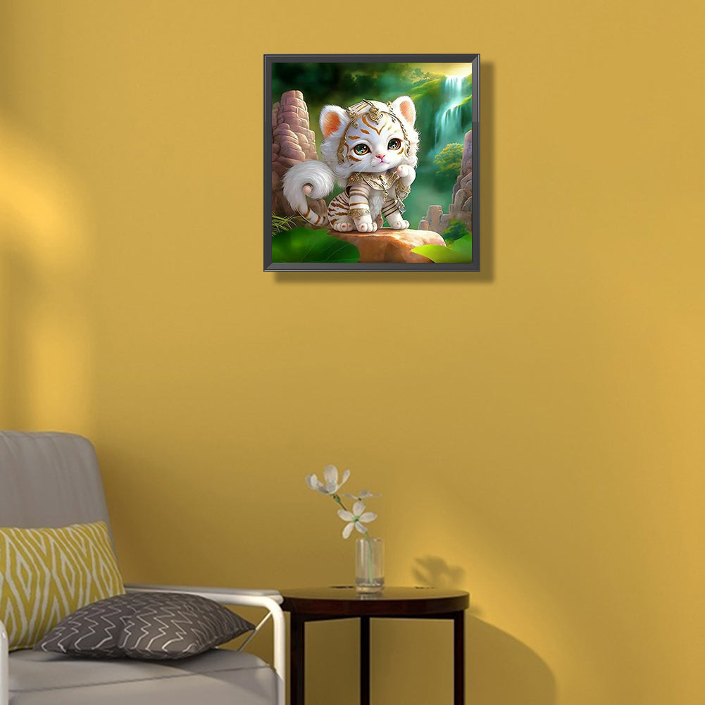 Animals In The Jungle - Full Round Drill Diamond Painting 30*30CM